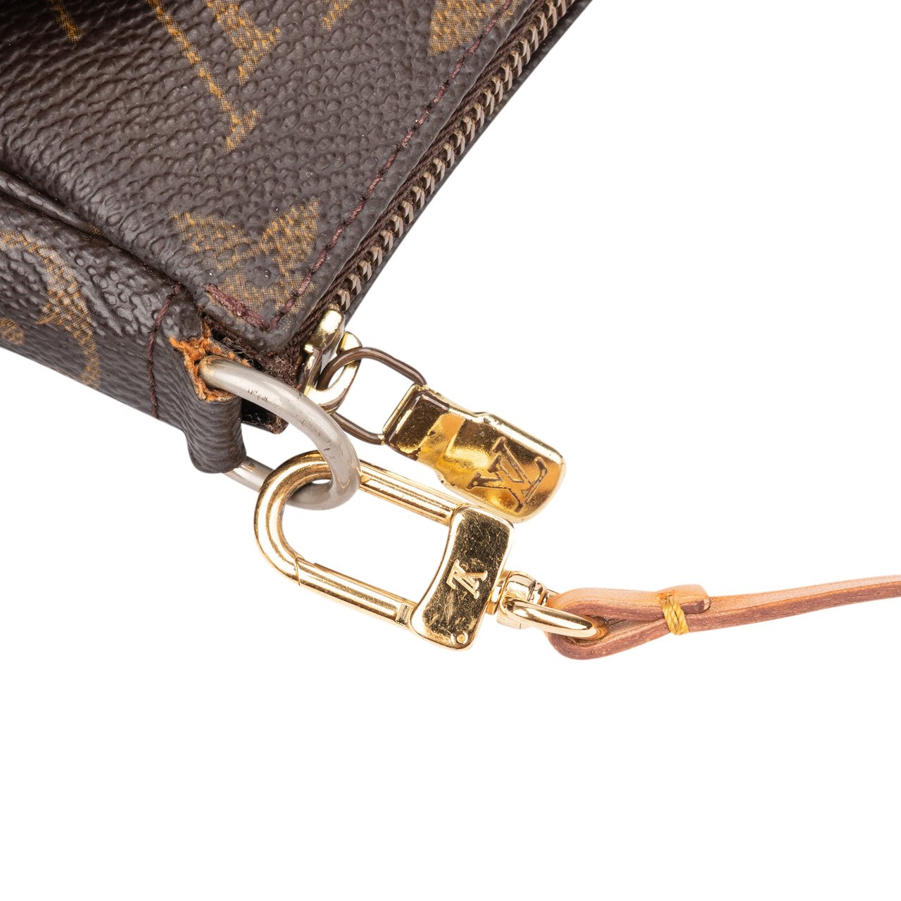 Louis Vuitton Louis Vuitton Canvas Monogram Pochette Accessoire Handbag Bruin