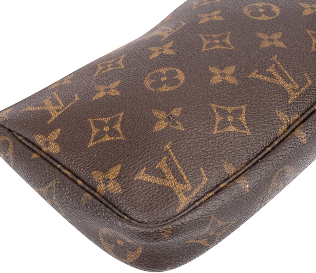 Louis Vuitton Louis Vuitton Canvas Monogram Pochette Accessoire Handbag Bruin