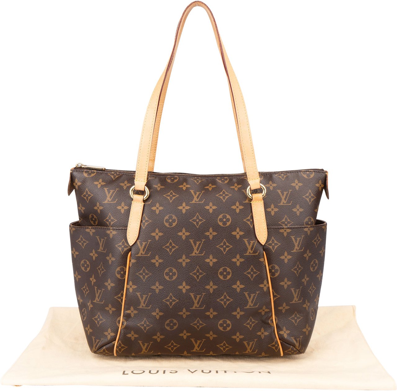 Louis Vuitton Louis Vuitton Canvas Monogram Totally GM Shoulder Bag Bruin