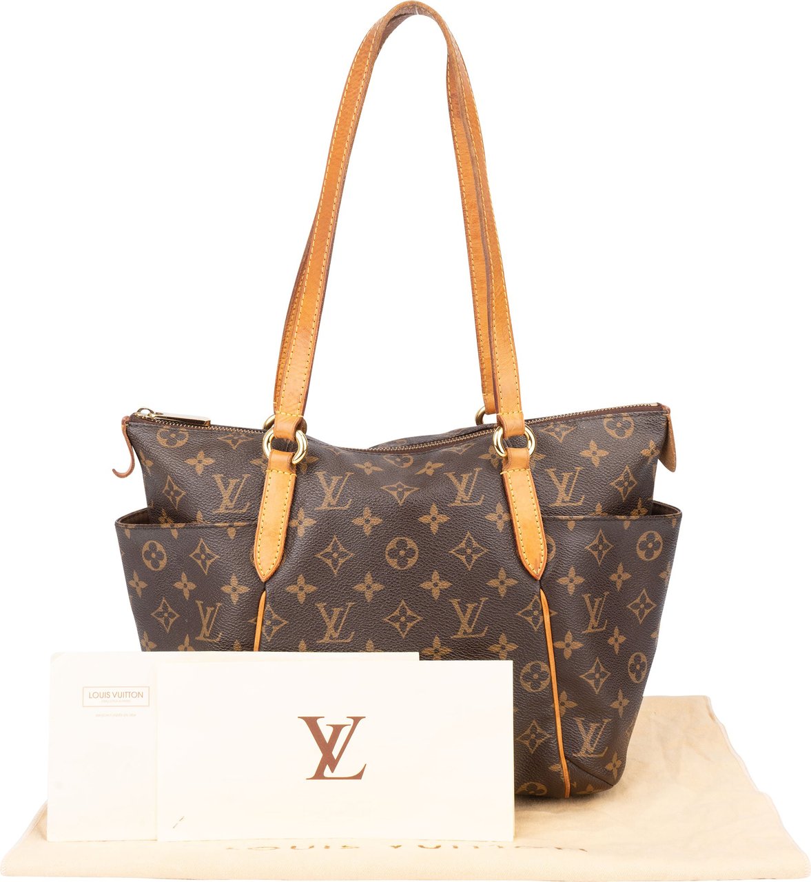 Louis Vuitton Louis Vuitton Canvas Monogram Totally PM Shoulder Bag Bruin