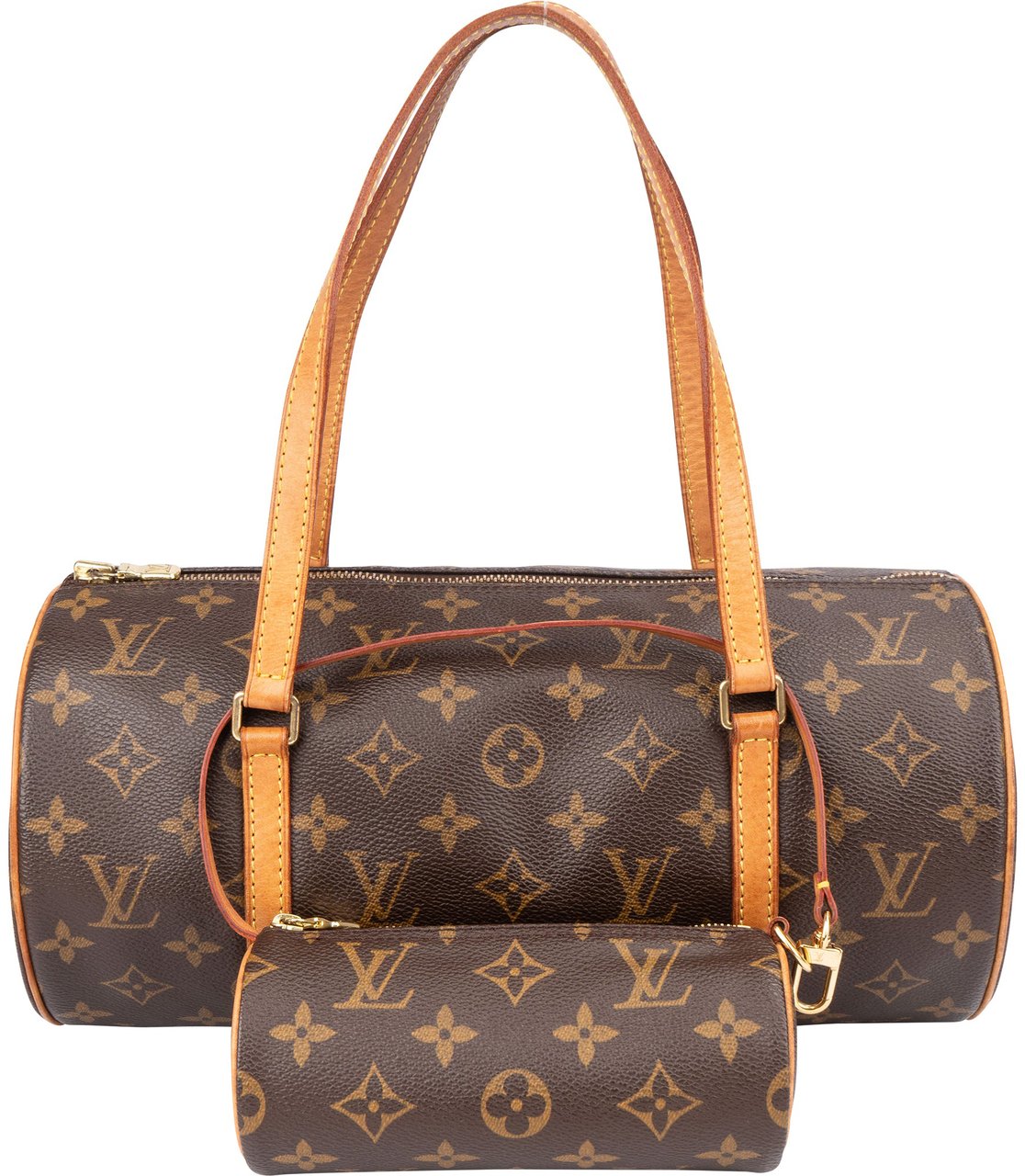 Louis Vuitton Louis Vuitton Canvas Monogram Papillon Set Handbag Bruin