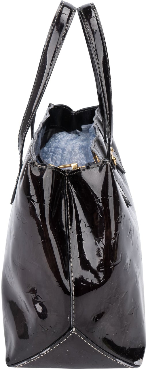Louis Vuitton Louis Vuitton Vernis Monogram Wilshire Handbag Zwart