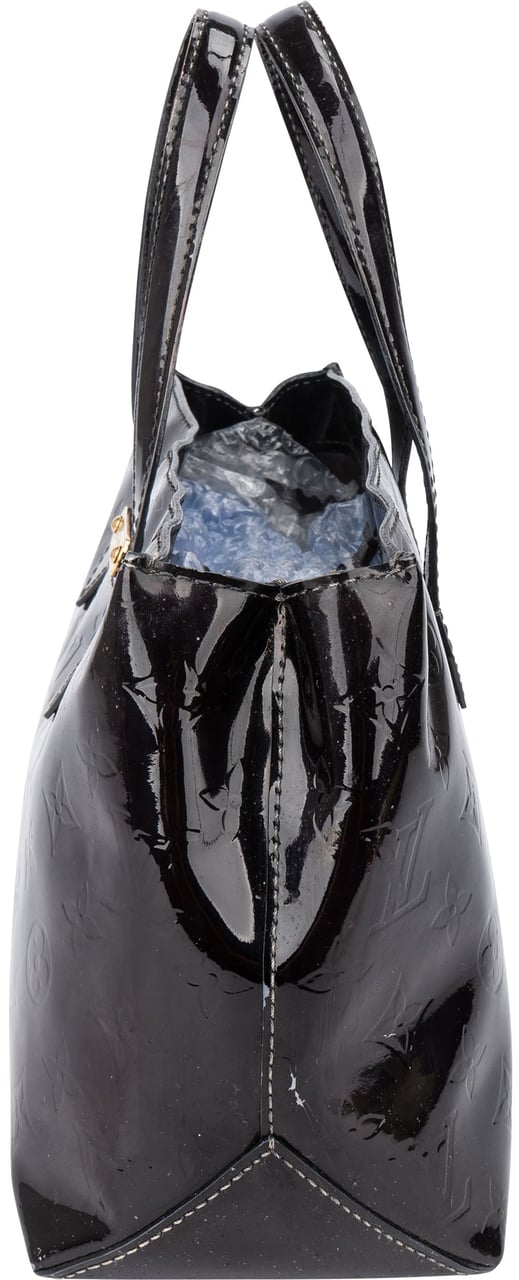 Louis Vuitton Louis Vuitton Vernis Monogram Wilshire Handbag Zwart