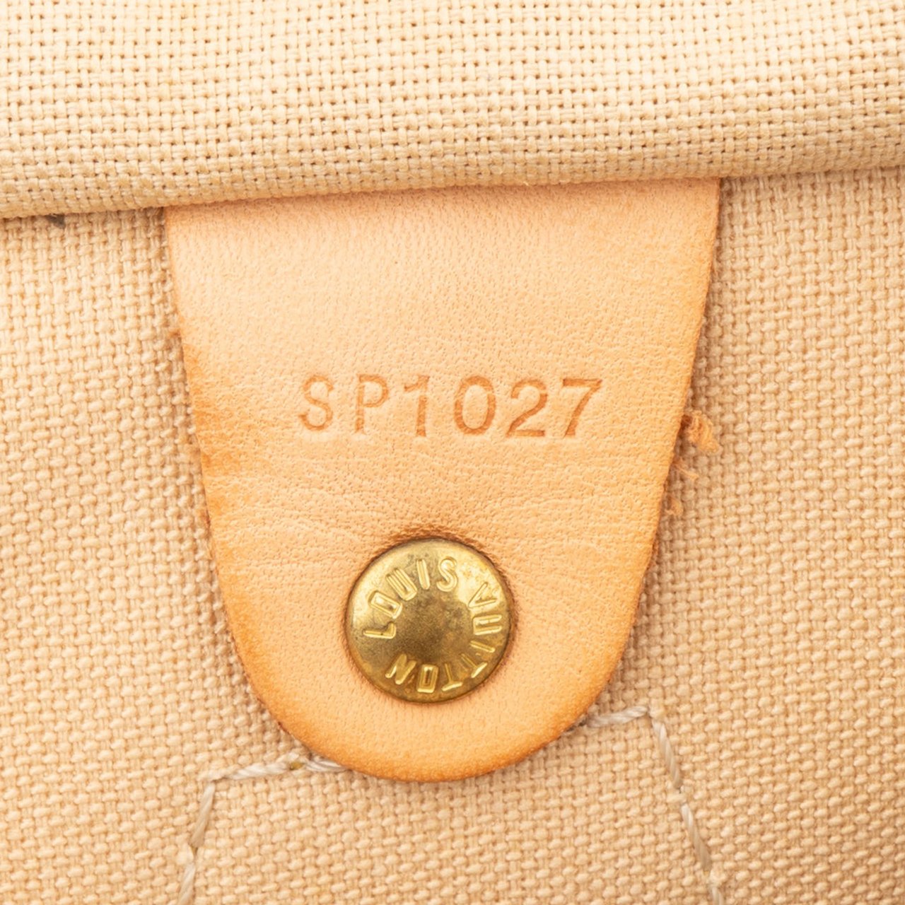 Louis Vuitton Damier Azur Monogram Speedy 30 Handbag Wit