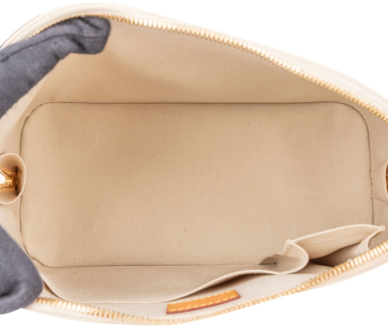 Louis Vuitton Louis Vuitton Vernis Monogram Alma PM Handbag Geel