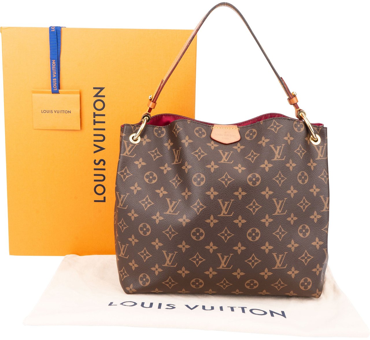 Louis Vuitton Louis Vuitton Canvas Monogram Graceful PM Handbag Bruin