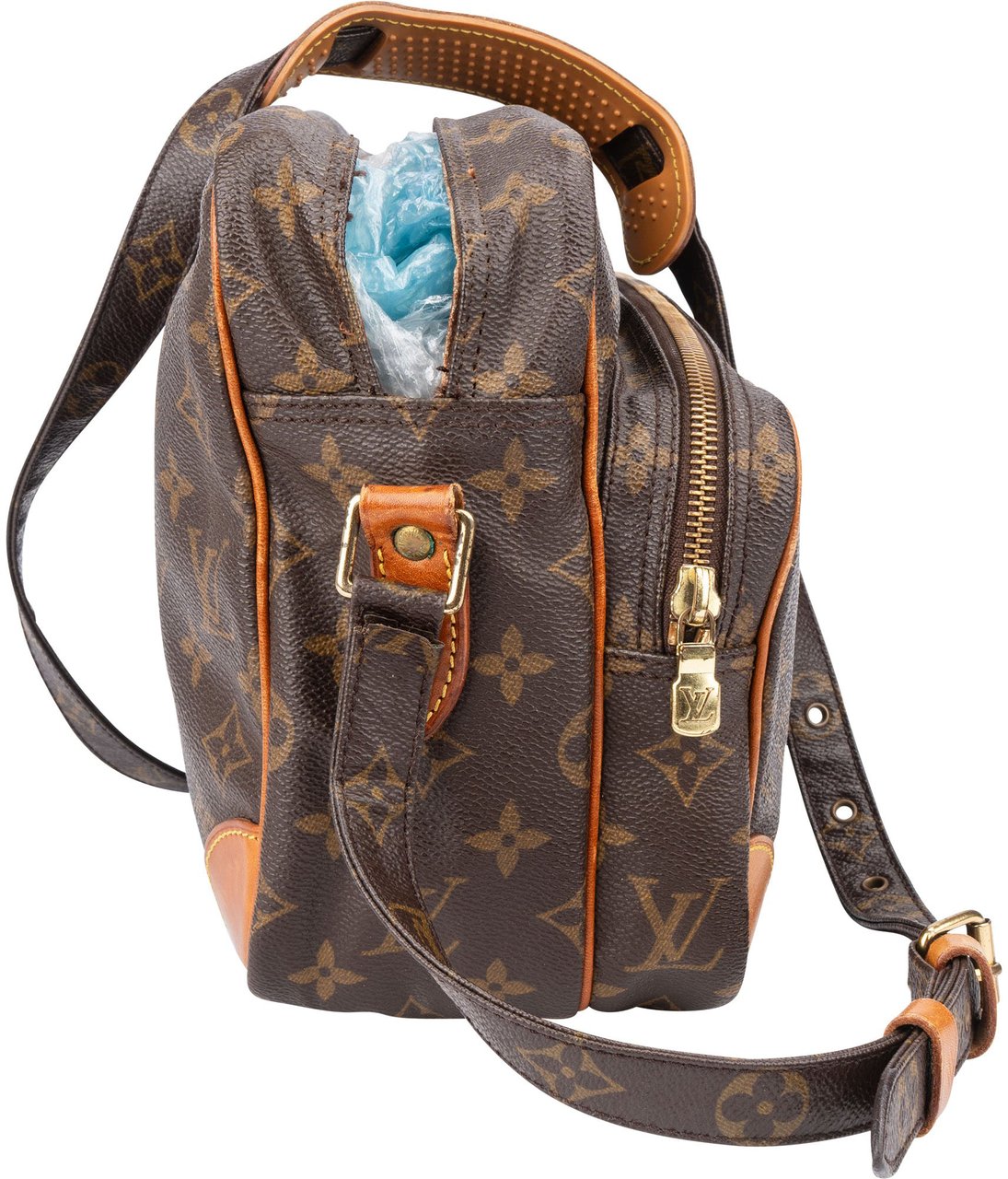Louis Vuitton Louis Vuitton Canvas Monogram Nile Crossbody Bag Bruin