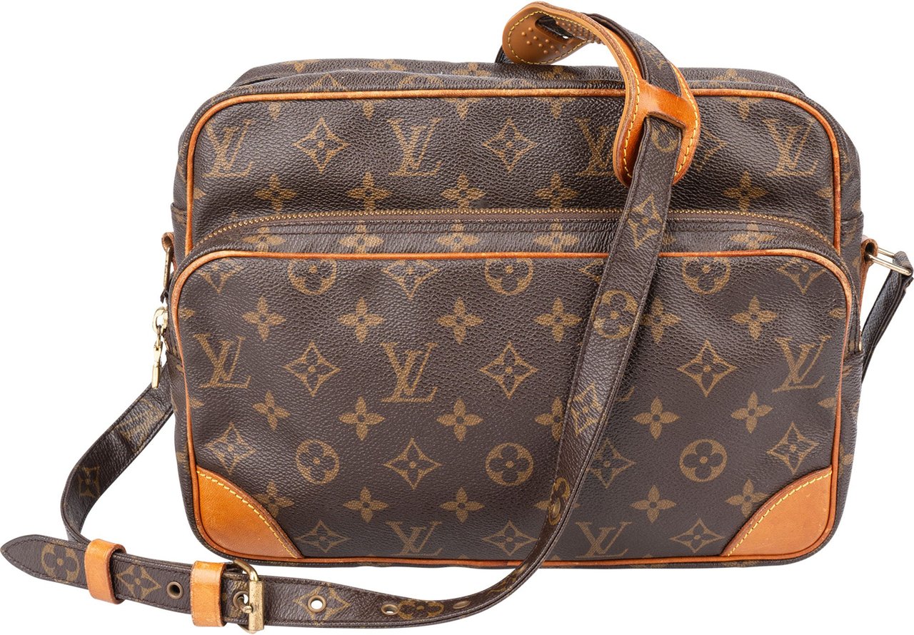 Louis Vuitton Louis Vuitton Canvas Monogram Nile Crossbody Bag Bruin