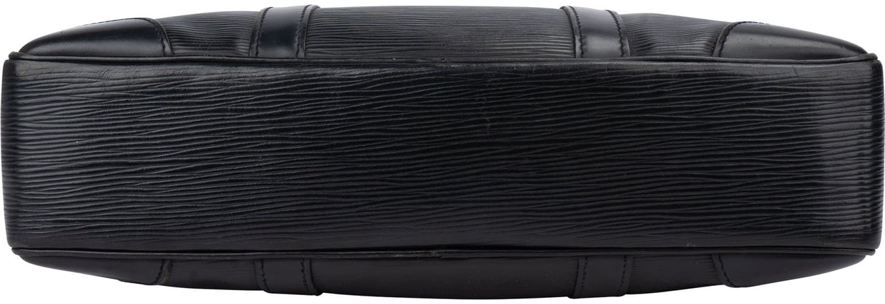 Louis Vuitton Louis Vuitton Noir Epi Leather Vivienne Long MM Handbag Zwart