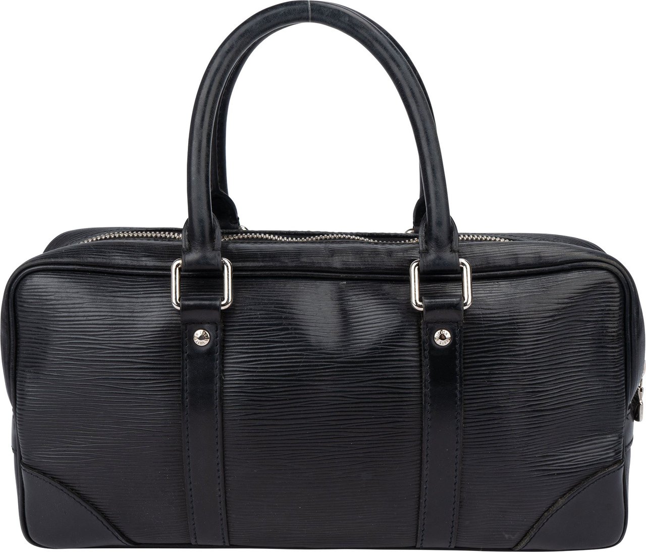 Louis Vuitton Louis Vuitton Noir Epi Leather Vivienne Long MM Handbag Zwart
