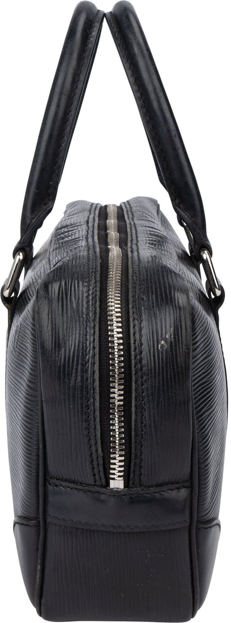 Louis Vuitton Louis Vuitton Noir Epi Leather Vivienne Long MM Handbag Zwart