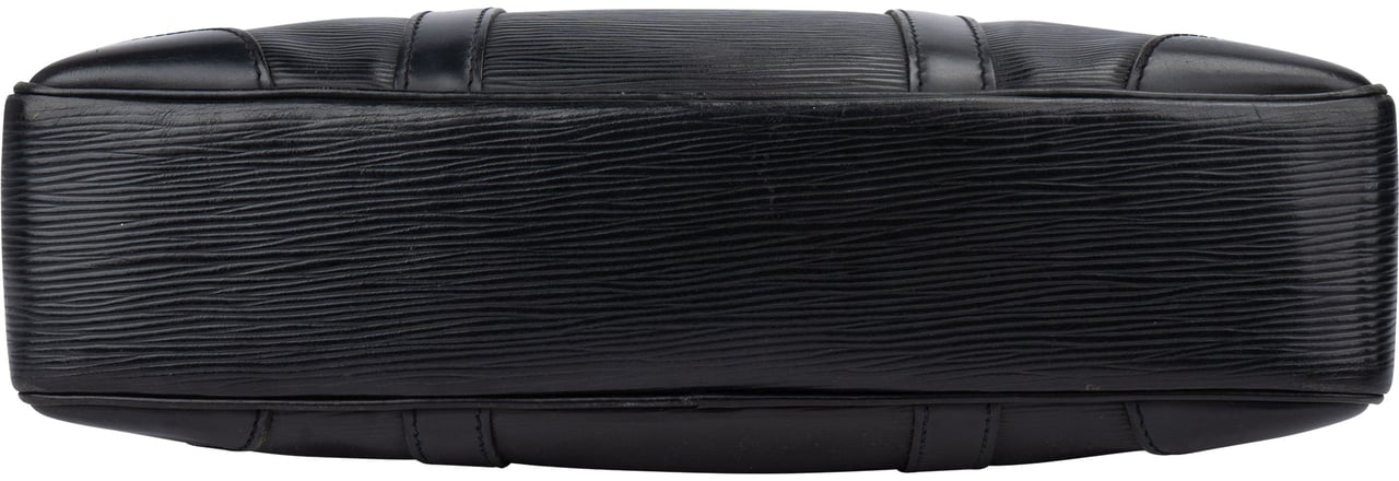 Louis Vuitton Noir Epi Leather Vivienne Long MM Handbag Zwart