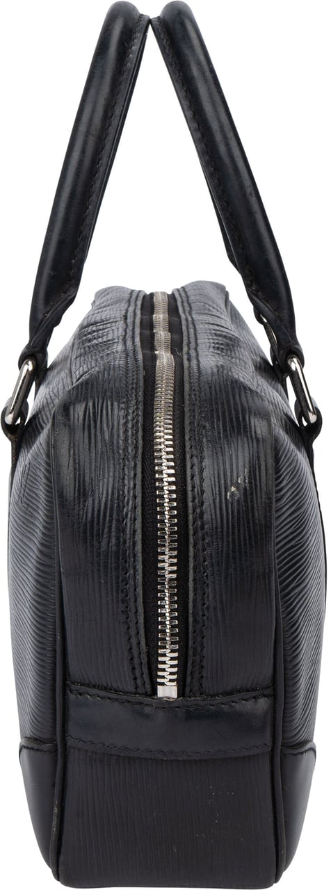 Louis Vuitton Noir Epi Leather Vivienne Long MM Handbag Zwart