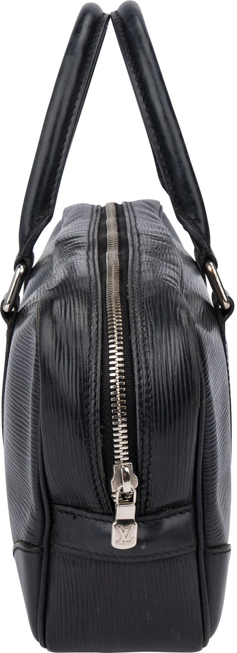 Louis Vuitton Noir Epi Leather Vivienne Long MM Handbag Zwart