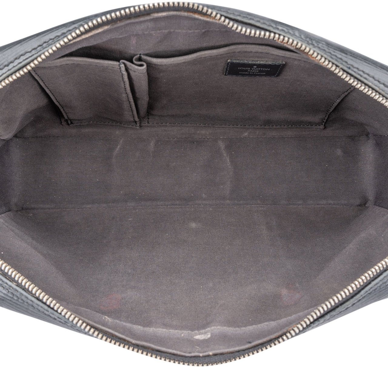 Louis Vuitton Louis Vuitton Noir Epi Leather Vivienne Long MM Handbag Zwart