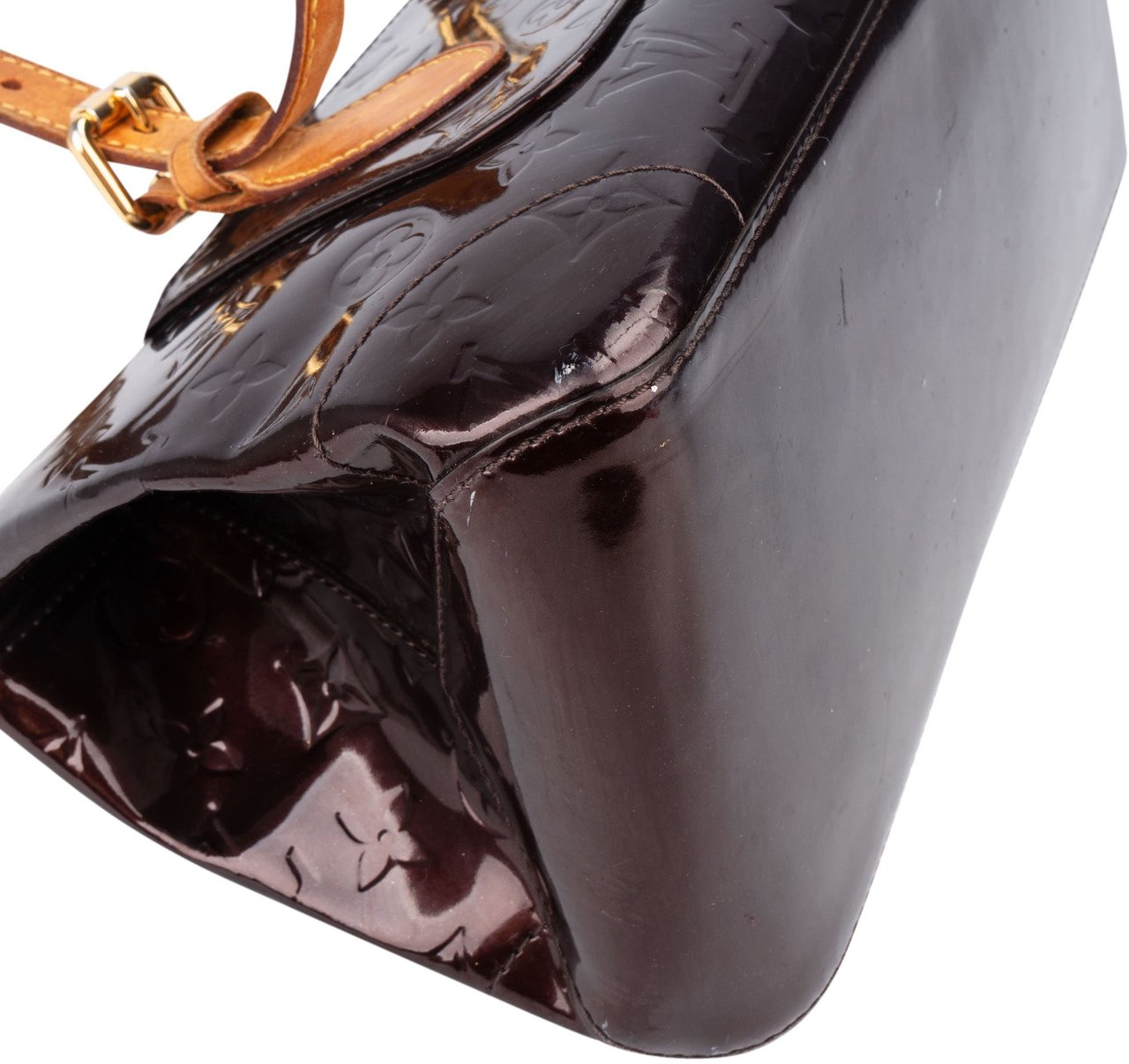 Louis Vuitton Louis Vuitton Amarante Vernis Monogram Rosewood Handbag Divers