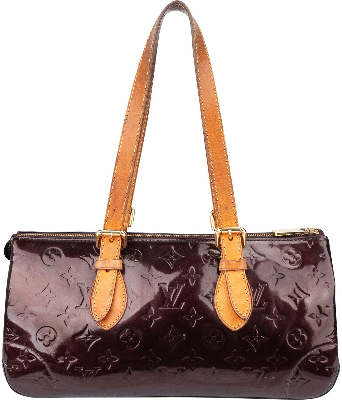Louis Vuitton Louis Vuitton Amarante Vernis Monogram Rosewood Handbag Divers