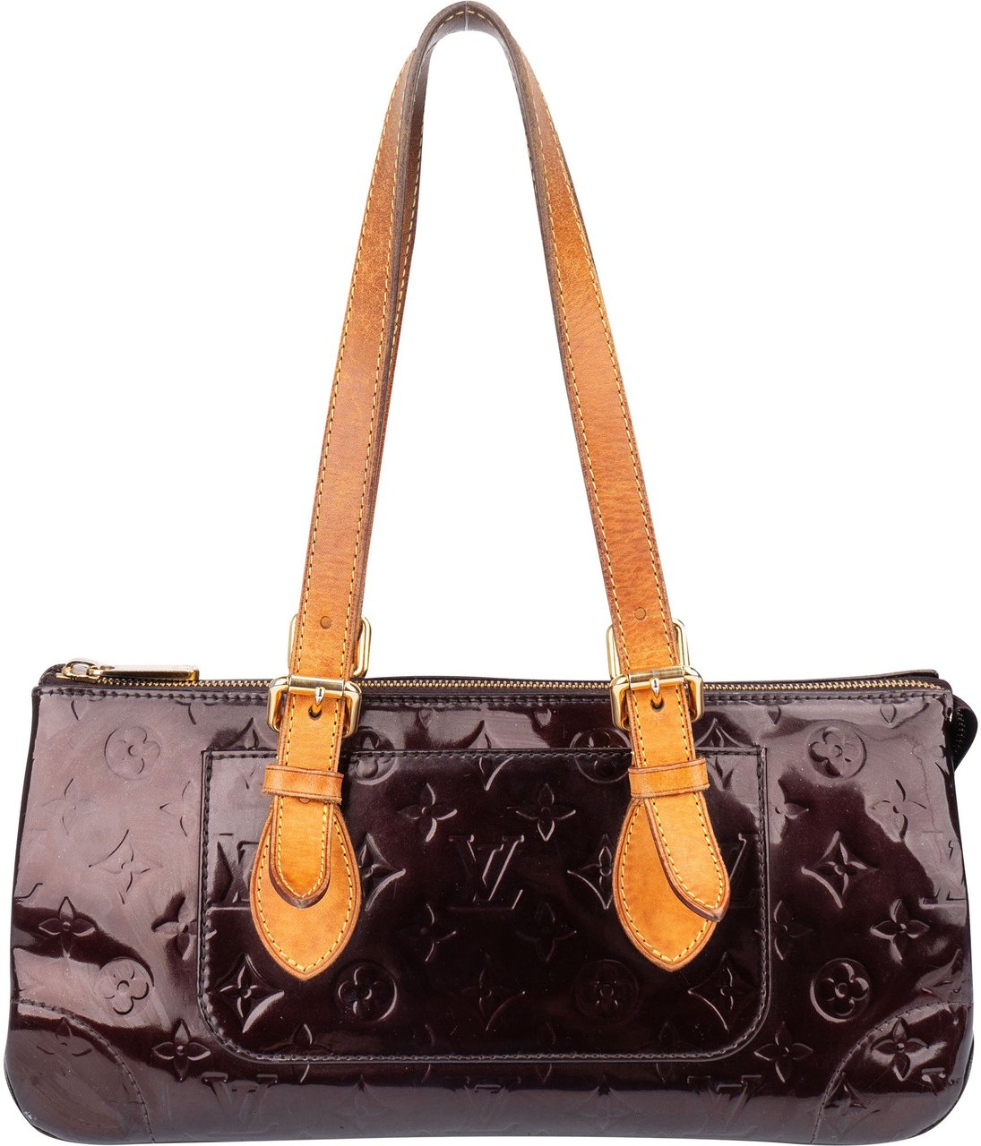 Louis Vuitton Louis Vuitton Amarante Vernis Monogram Rosewood Handbag Divers