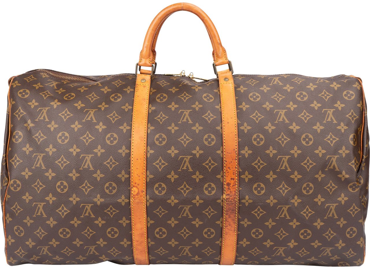 Louis Vuitton Louis Vuitton Canvas Monogram Keepall 60 Bandouliere Bruin