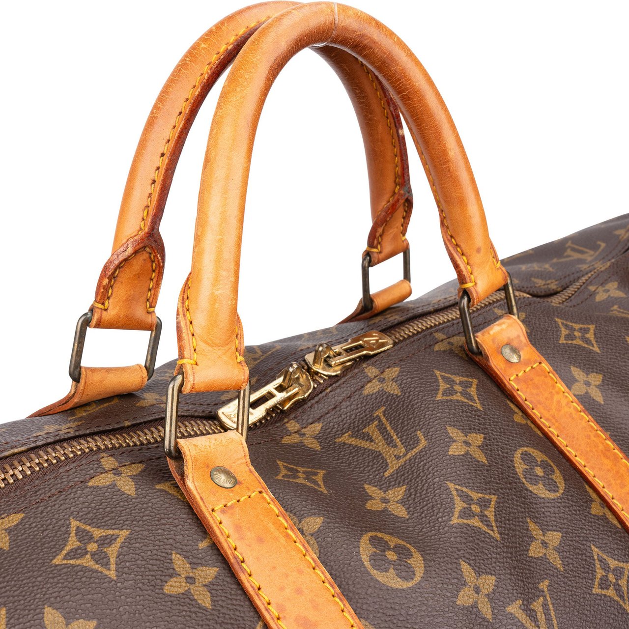 Louis Vuitton Louis Vuitton Canvas Monogram Keepall 60 Bandouliere Bruin