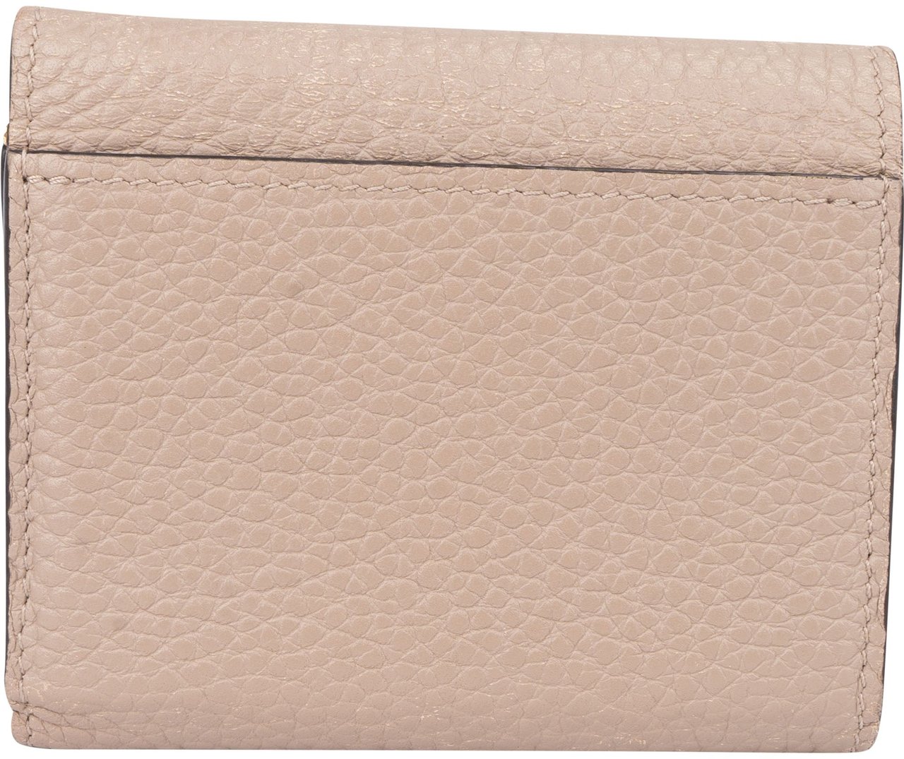 Louis Vuitton Louis Vuitton Taurillon Leather Mini Capucines Wallet Beige