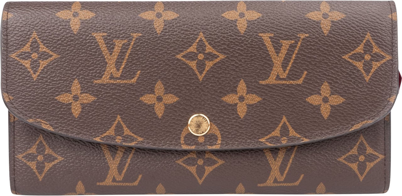 Louis Vuitton Louis Vuitton Canvas Monogram Emilie Wallet Bruin