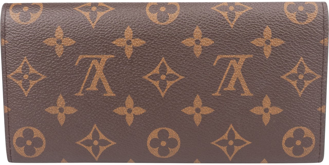 Louis Vuitton Louis Vuitton Canvas Monogram Emilie Wallet Bruin