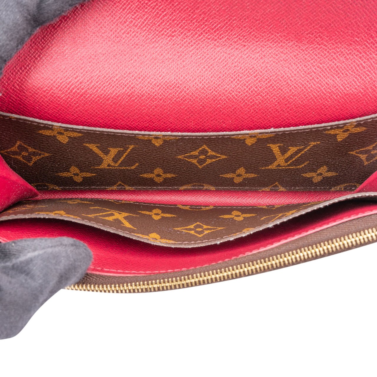 Louis Vuitton Louis Vuitton Canvas Monogram Emilie Wallet Bruin