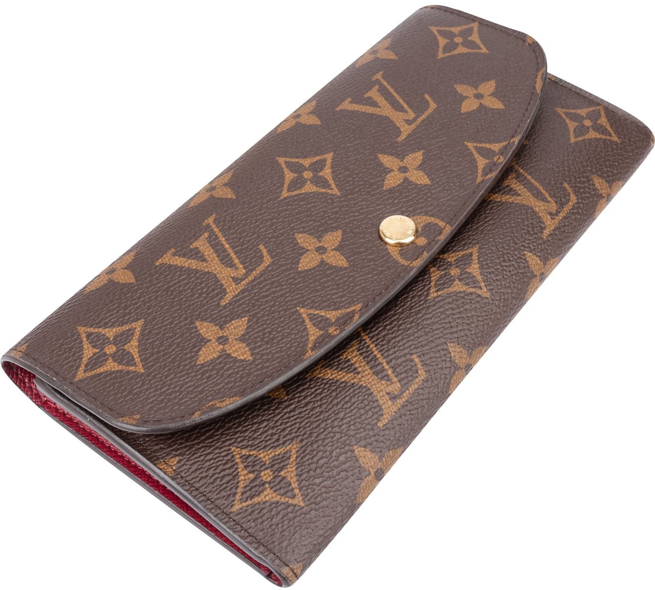 Louis Vuitton Louis Vuitton Canvas Monogram Emilie Wallet Bruin