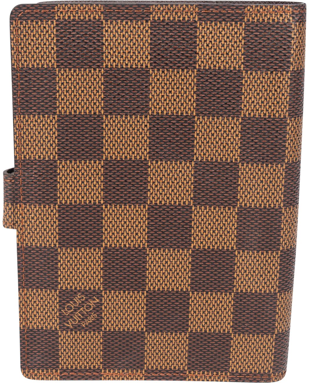 Louis Vuitton Louis Vuitton Damier Ebene Monogram Agenda PM Bruin
