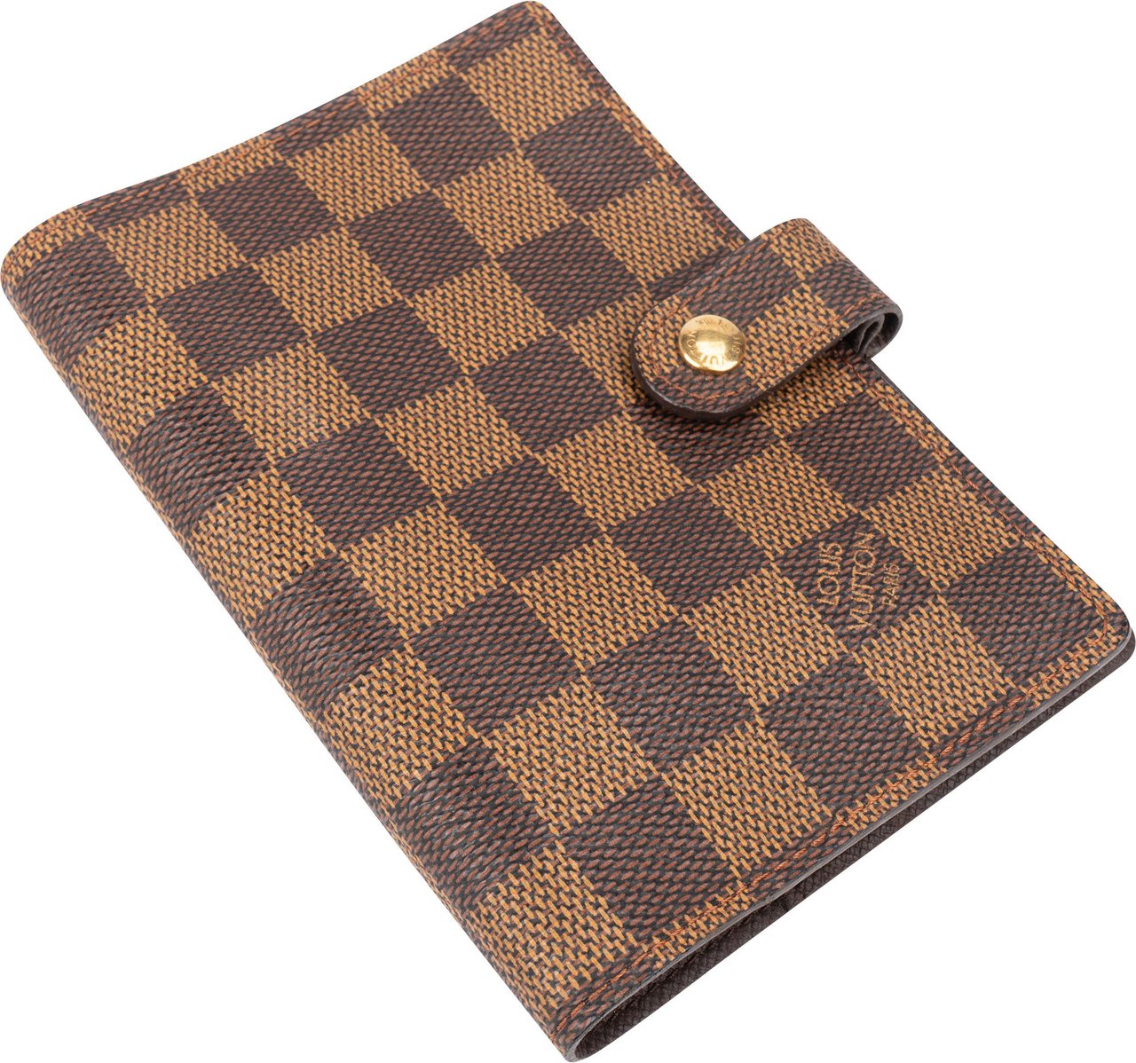 Louis Vuitton Louis Vuitton Damier Ebene Monogram Agenda PM Bruin