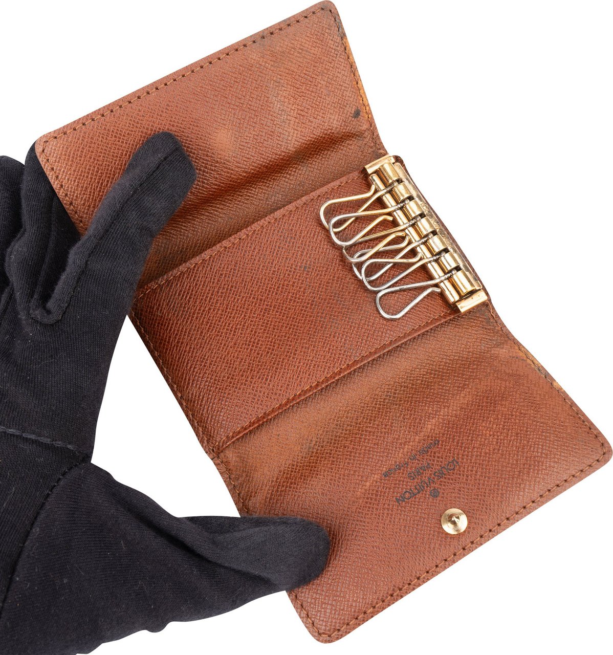 Louis Vuitton Louis Vuitton Canvas Monogram Keyholder Bruin