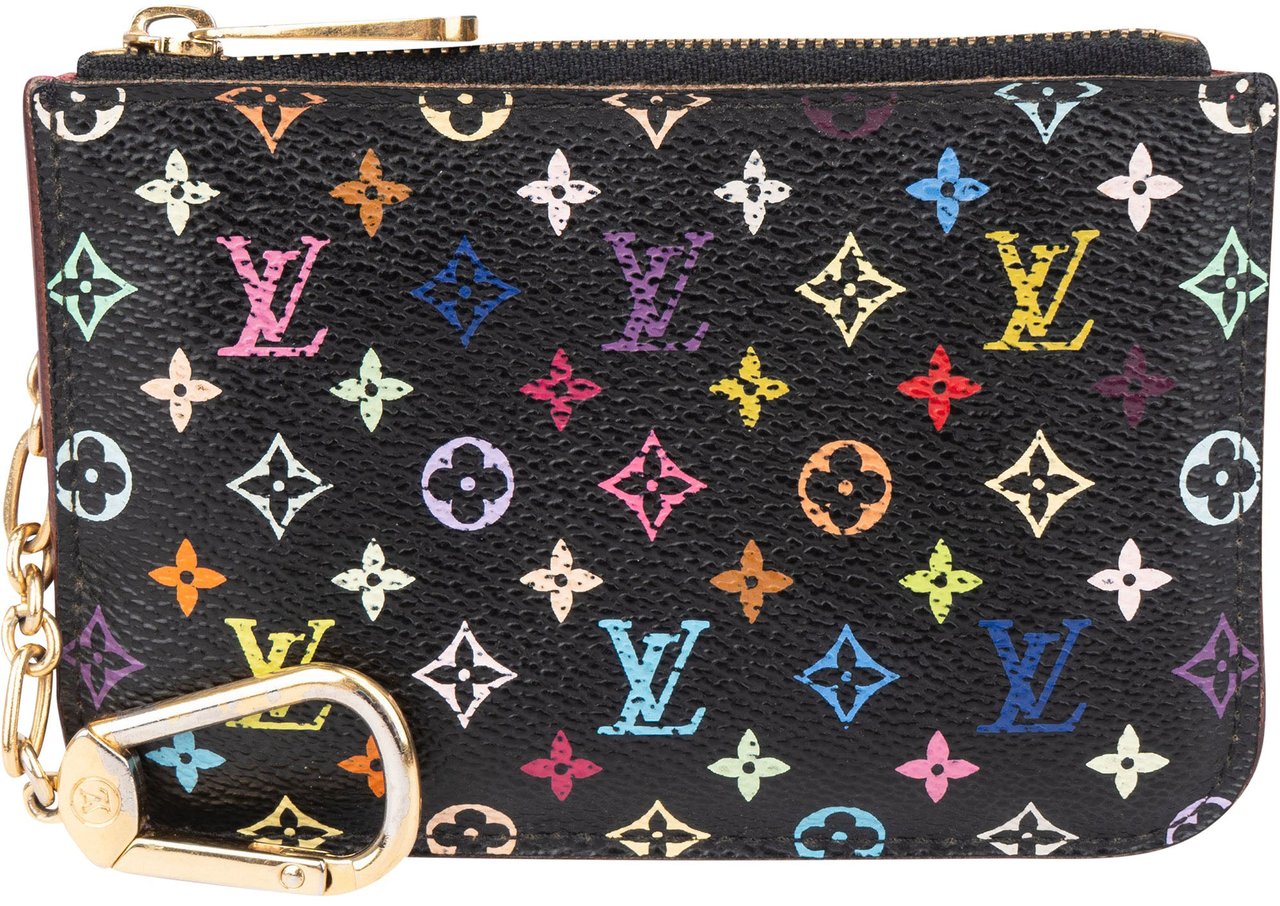 Louis Vuitton Louis Vuitton Murakami Multicolor Key Pouch Zwart