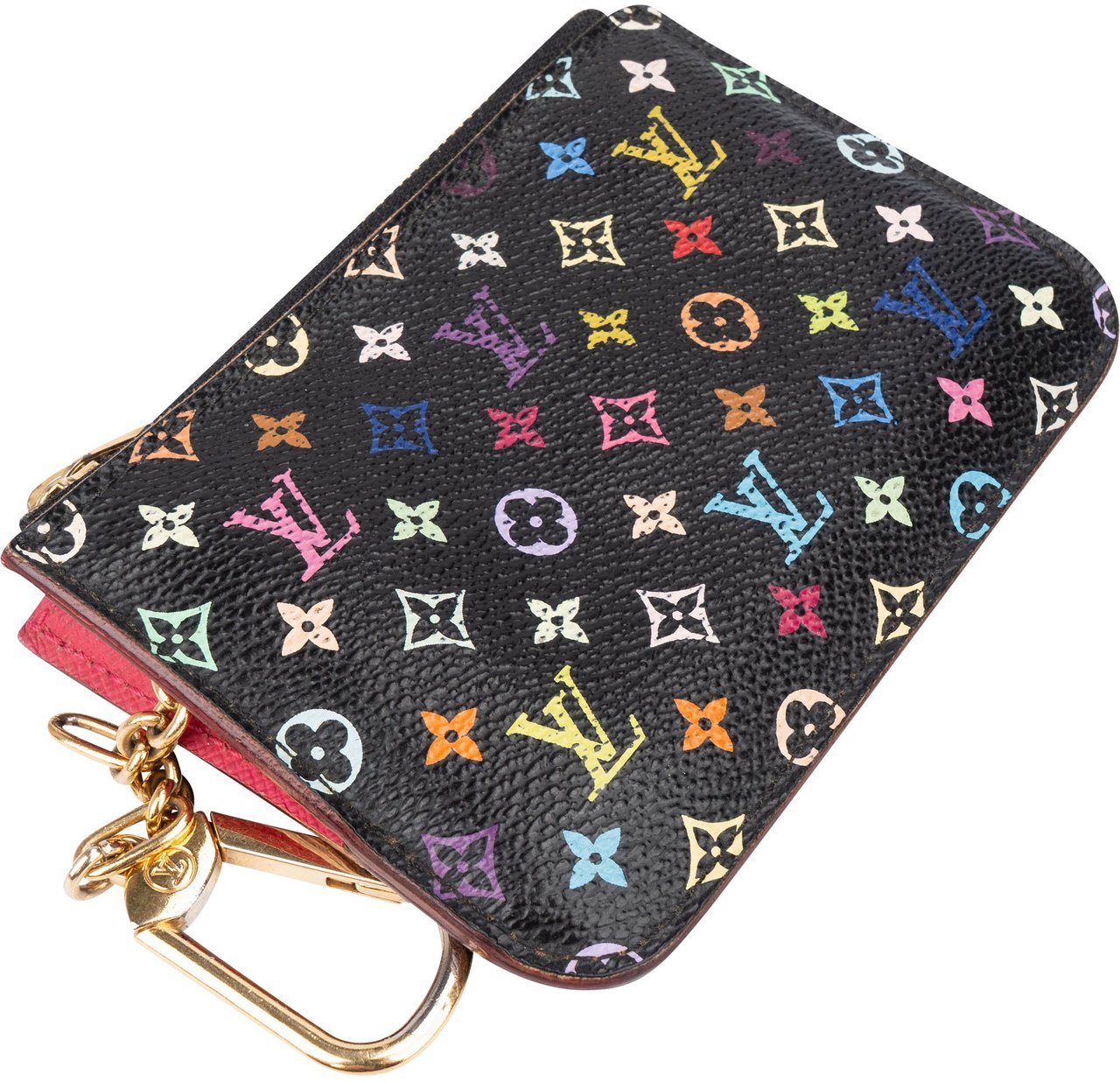 Louis Vuitton Louis Vuitton Murakami Multicolor Key Pouch Zwart