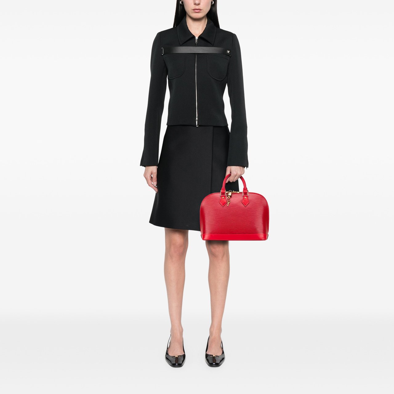 Louis Vuitton Epi Alma PM Rood