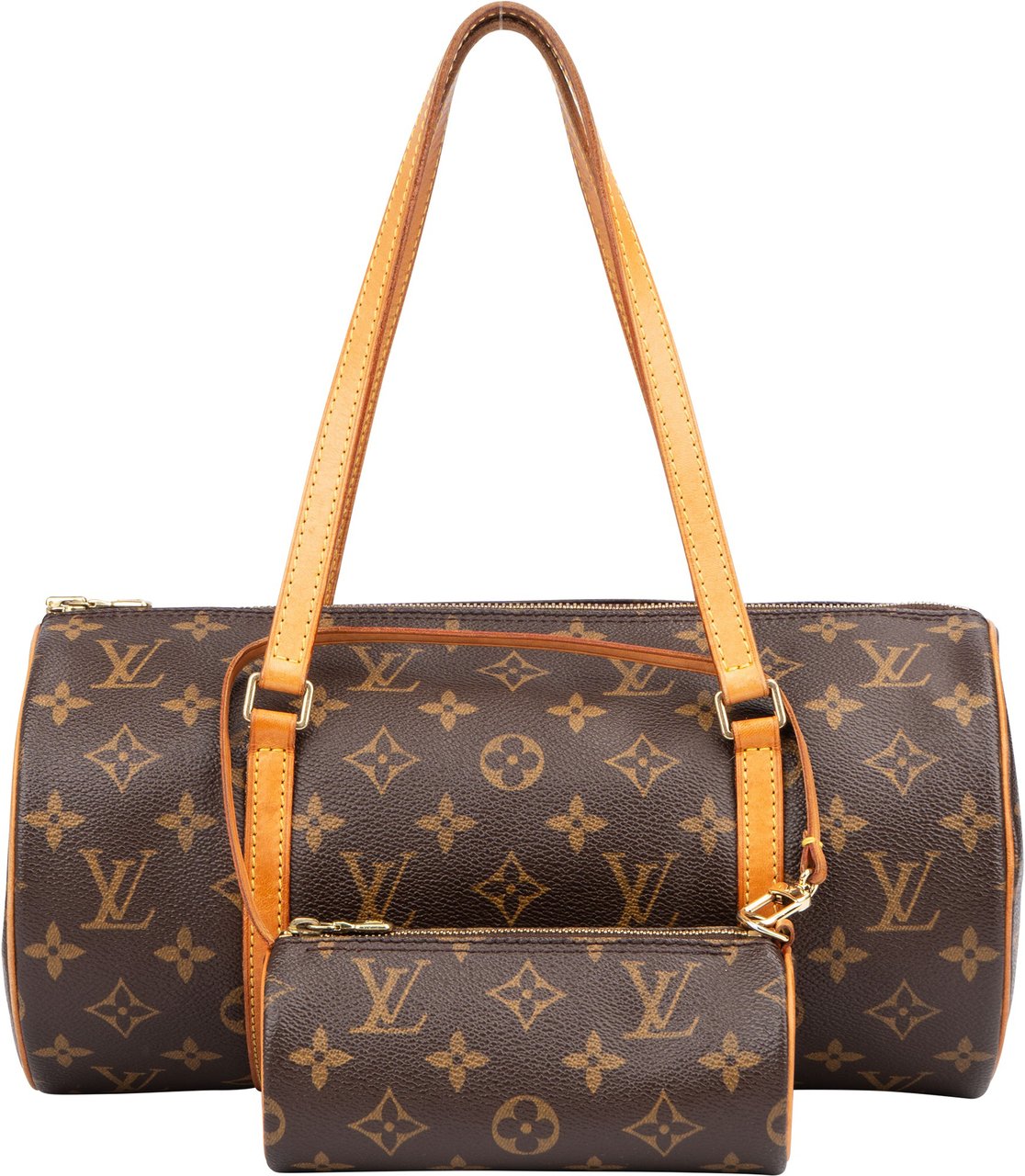 Louis Vuitton Louis Vuitton Canvas Monogram Papillon Set Handbag Bruin