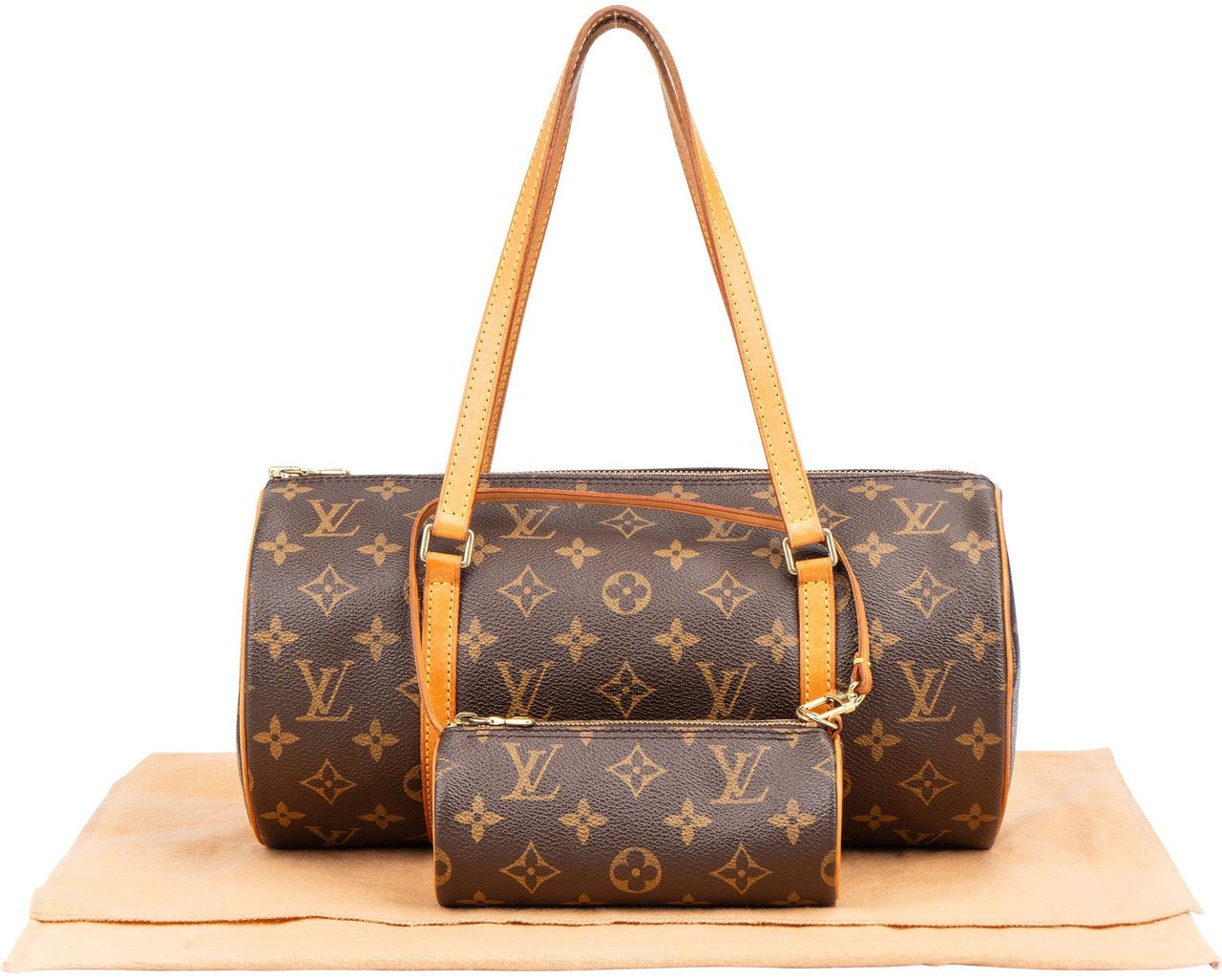 Louis Vuitton Louis Vuitton Canvas Monogram Papillon Set Handbag Bruin