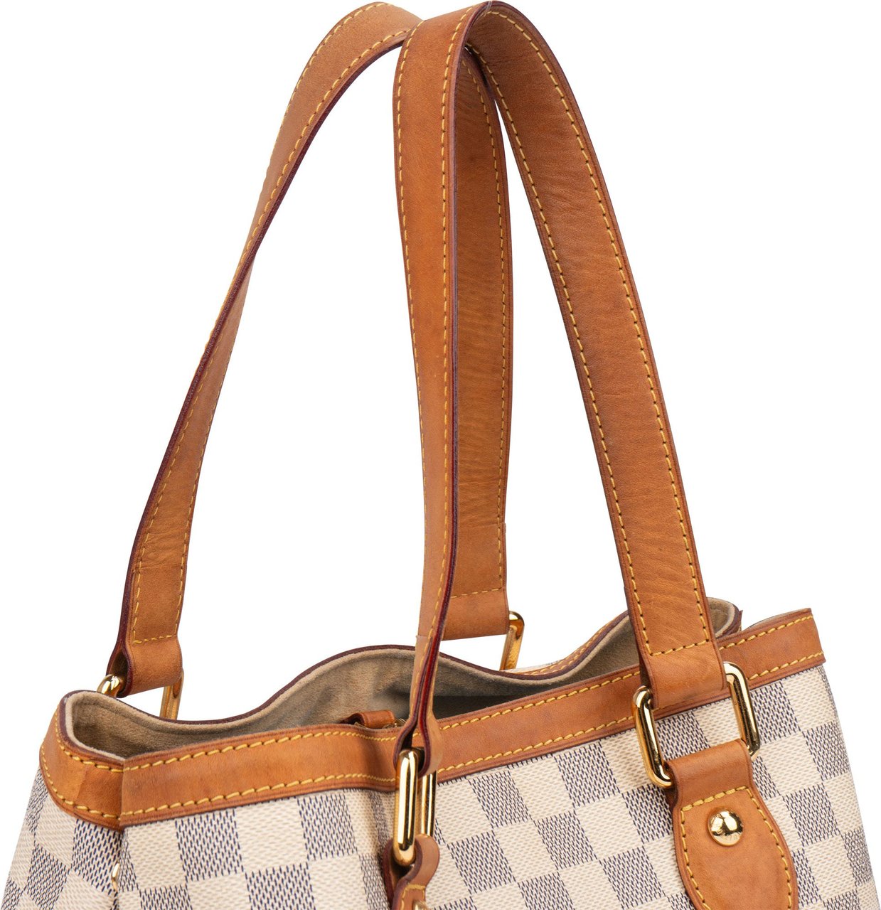 Louis Vuitton Louis Vuitton Damier Azur Monogram Hampstead PM Handbag Wit