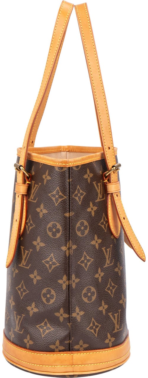 Louis Vuitton Louis Vuitton Canvas Monogram Bucket Bag PM Handbag Bruin