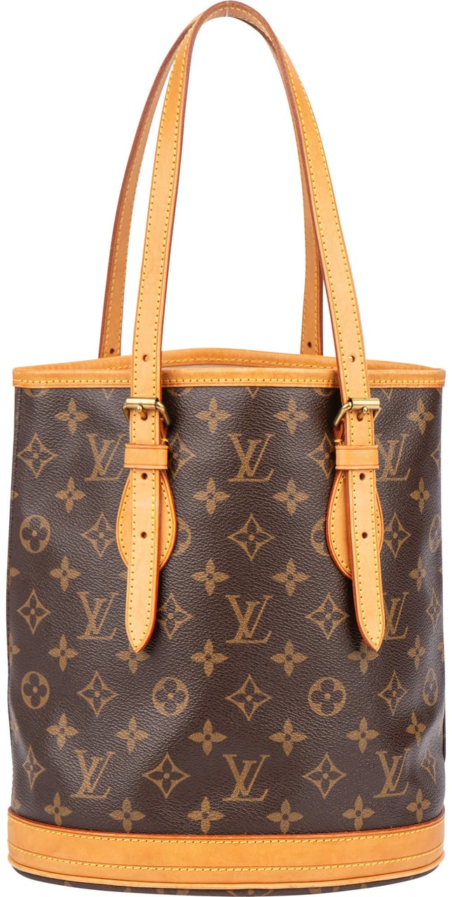 Louis Vuitton Louis Vuitton Canvas Monogram Bucket Bag PM Handbag Bruin