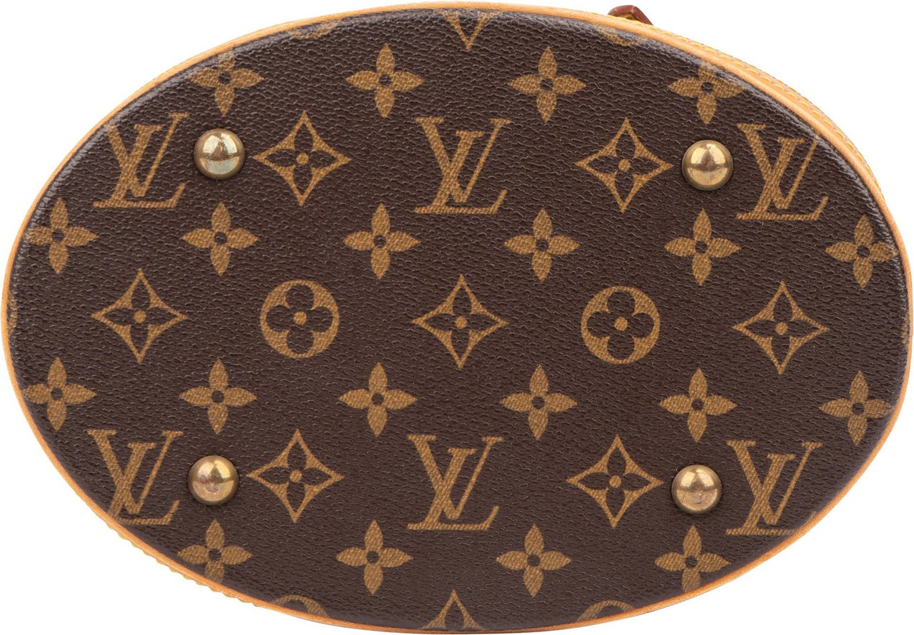 Louis Vuitton Louis Vuitton Canvas Monogram Bucket Bag PM Handbag Bruin