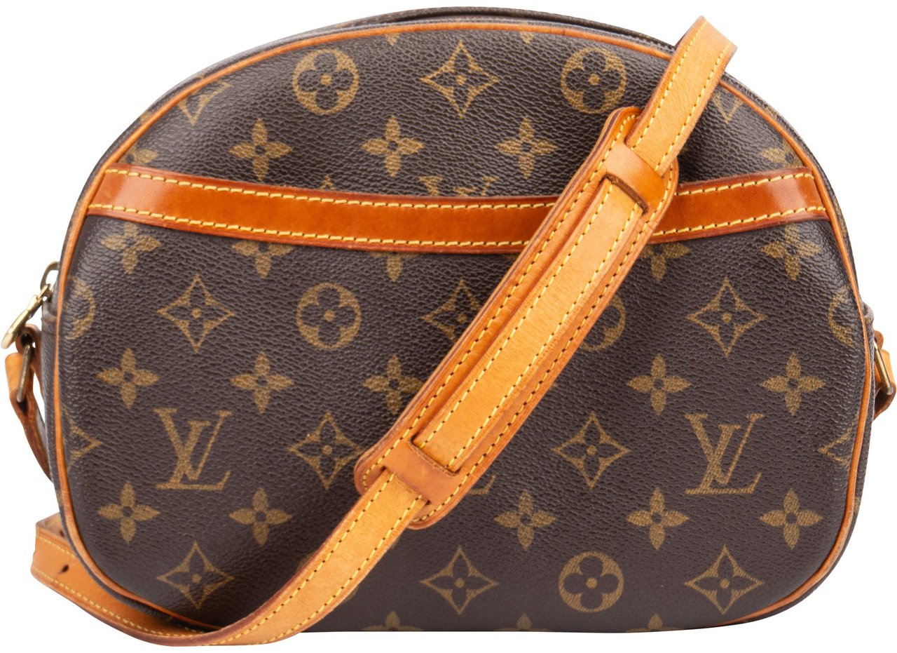 Louis Vuitton Louis Vuitton Canvas Monogram Blois Crossbody Bag Bruin