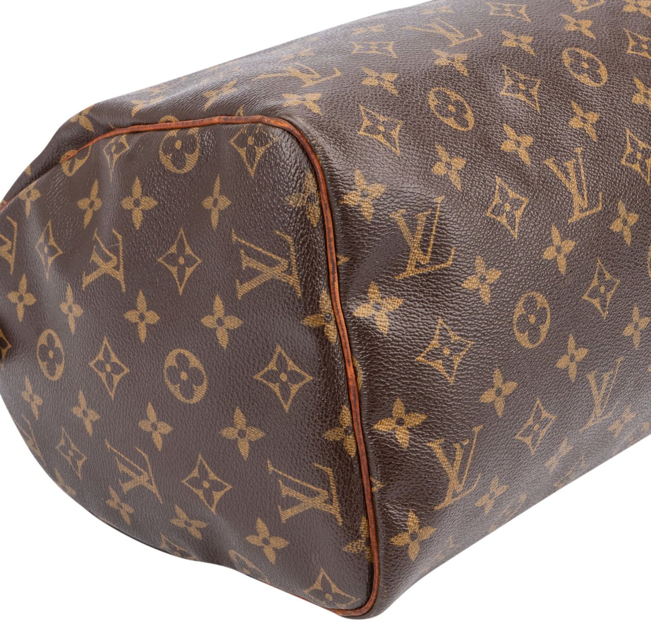 Louis Vuitton Louis Vuitton Canvas Monogram Speedy 30 Handbag Bruin