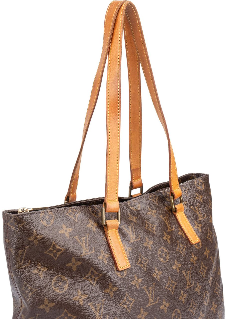 Louis Vuitton Louis Vuitton Canvas Monogram Cabas Mezzo Shoulder Bag Bruin