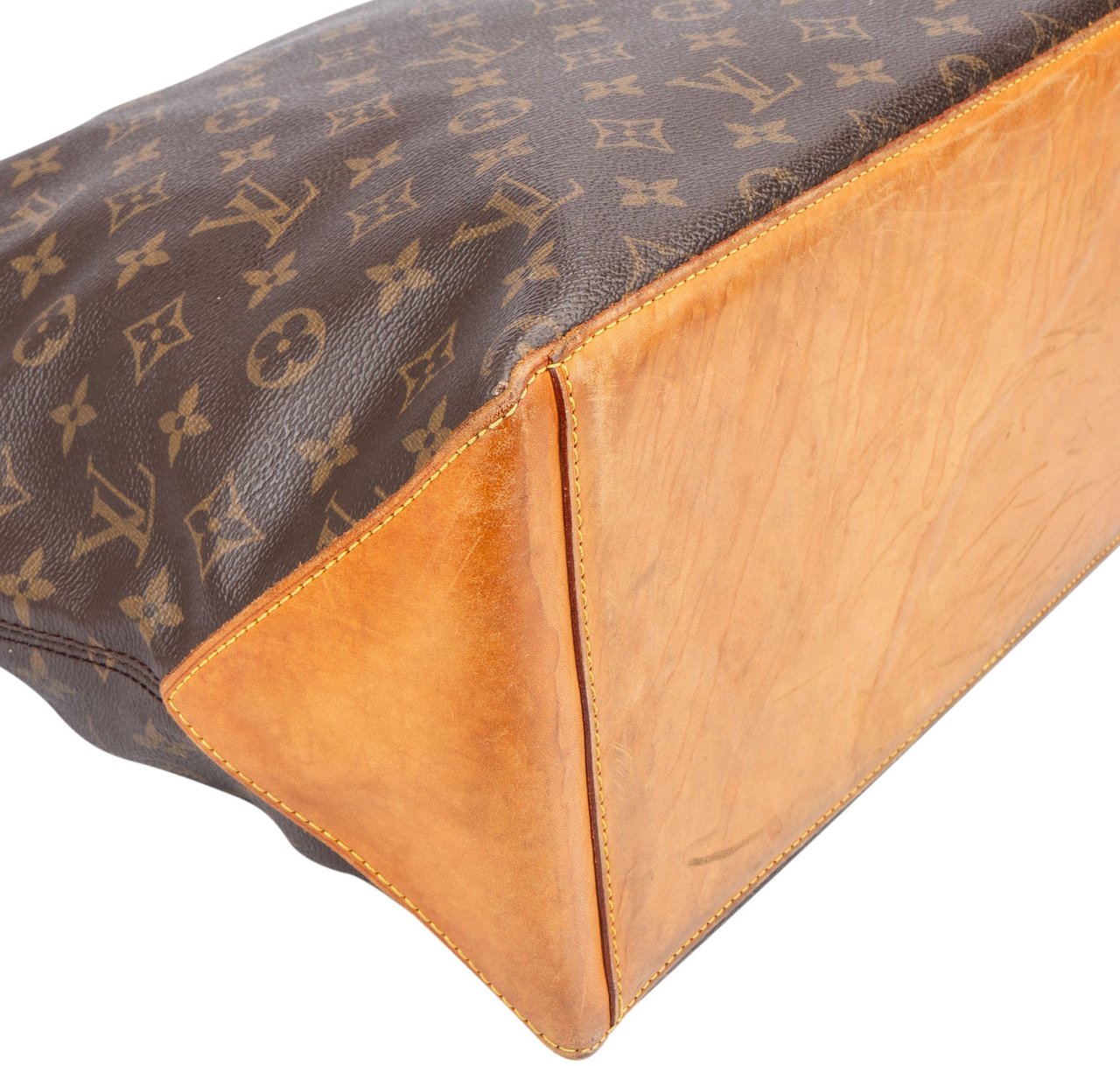 Louis Vuitton Louis Vuitton Canvas Monogram Cabas Mezzo Shoulder Bag Bruin