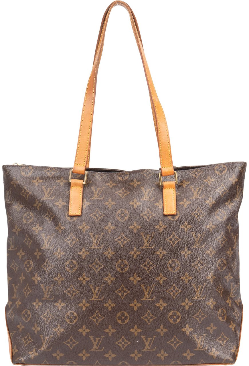 Louis Vuitton Louis Vuitton Canvas Monogram Cabas Mezzo Shoulder Bag Bruin