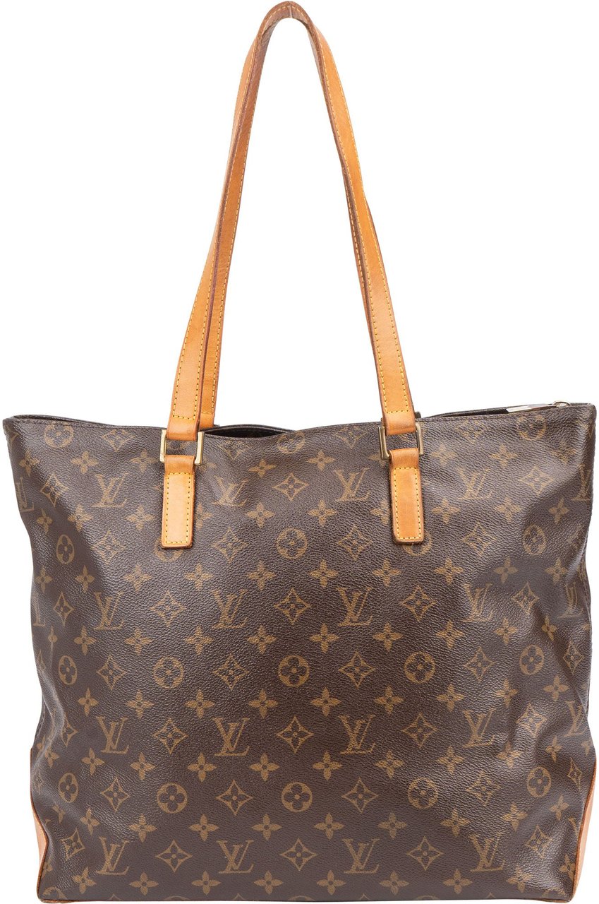 Louis Vuitton Louis Vuitton Canvas Monogram Cabas Mezzo Shoulder Bag Bruin