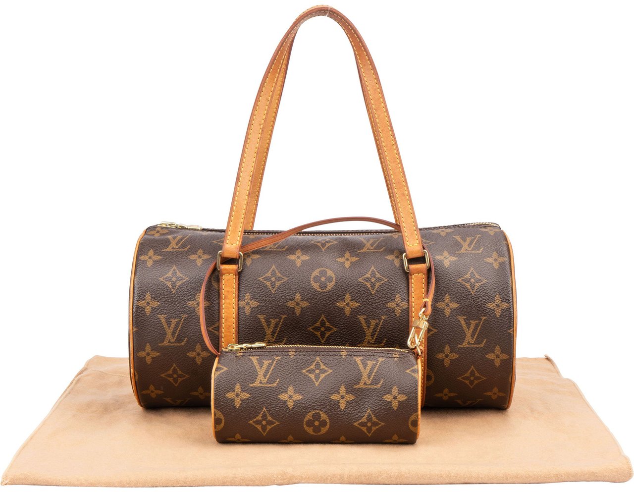 Louis Vuitton Louis Vuitton Canvas Monogram Papillon Set Handbag Bruin