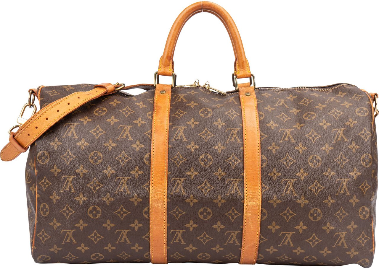 Louis Vuitton Louis Vuitton Canvas Monogram Keepall 50 Bandouliere Bruin