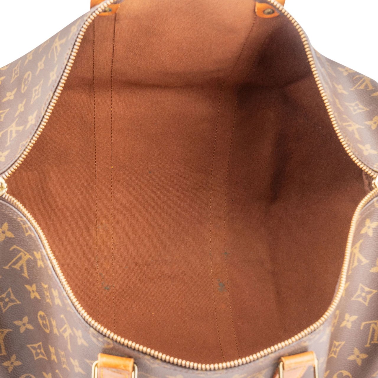 Louis Vuitton Louis Vuitton Canvas Monogram Keepall 50 Bandouliere Bruin